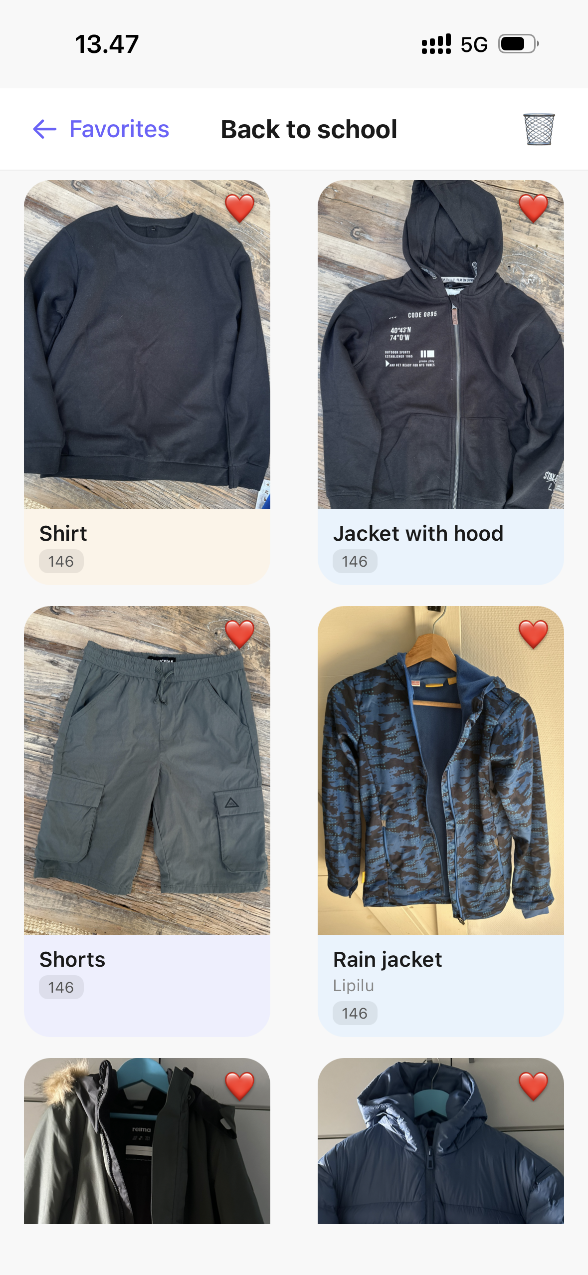Back to school kids wardrobe checklist